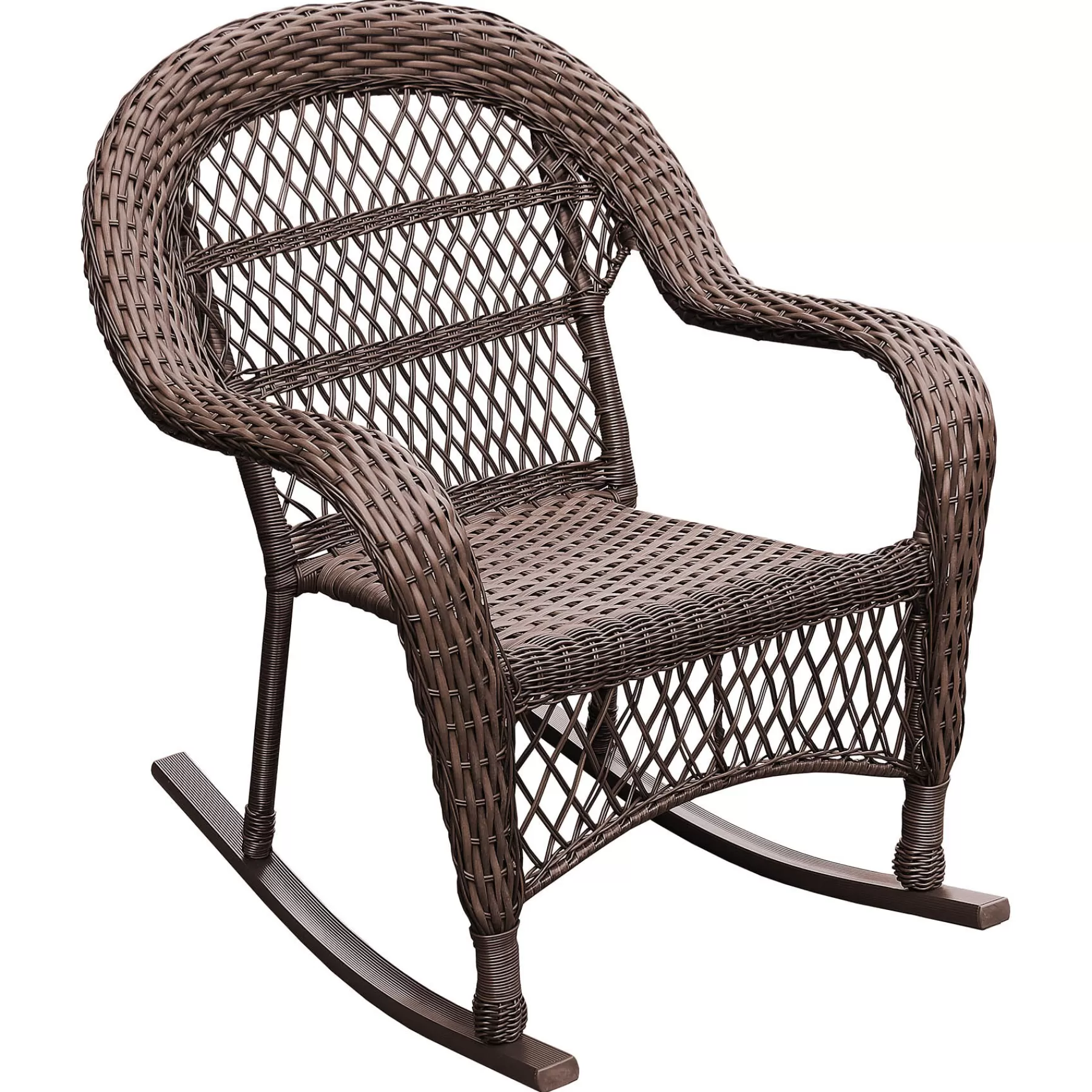 * Best-Selling Brown Outdoor Wicker Rocking Chair