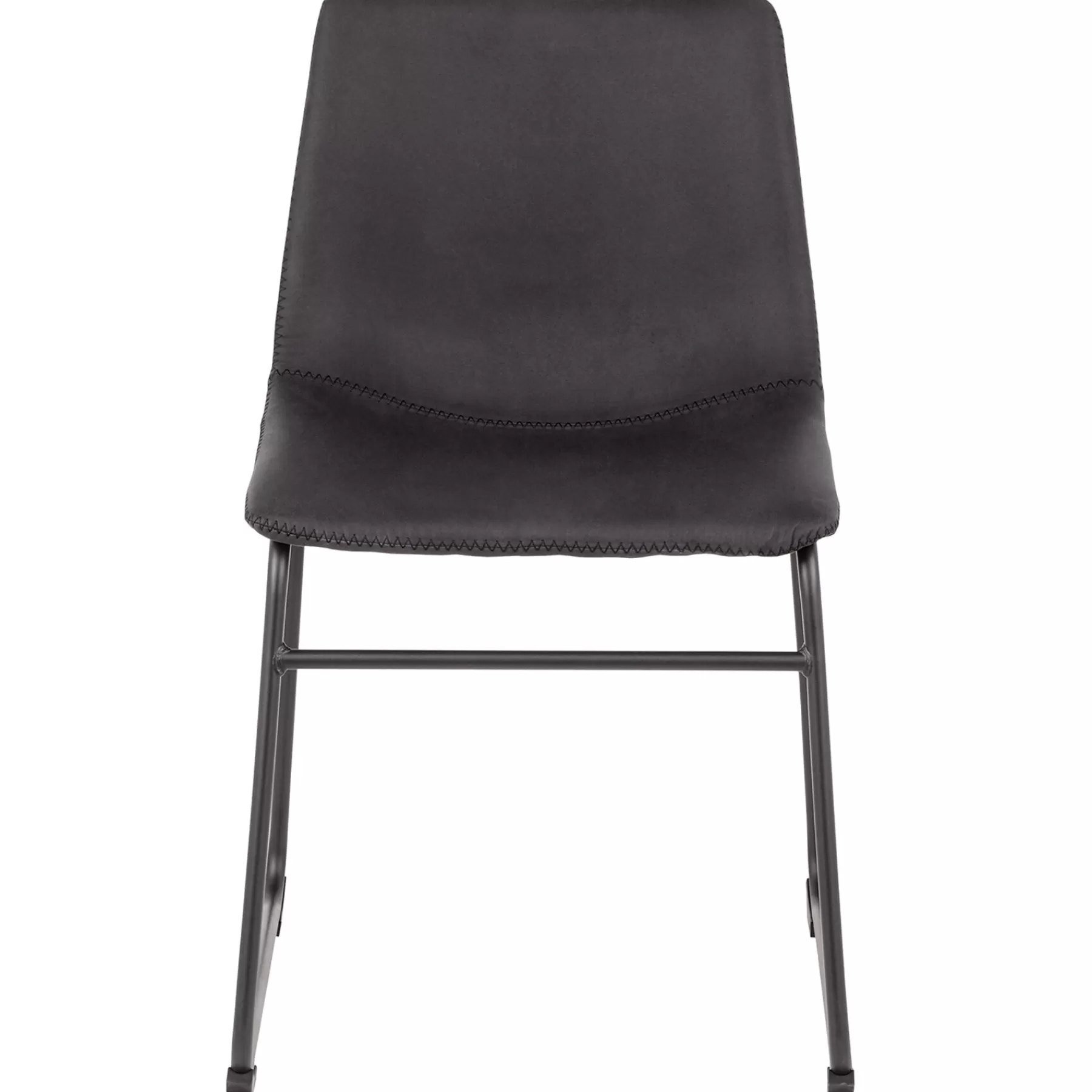 * Best-Selling Duke Modern Industrial Dining Chair, Dark Grey