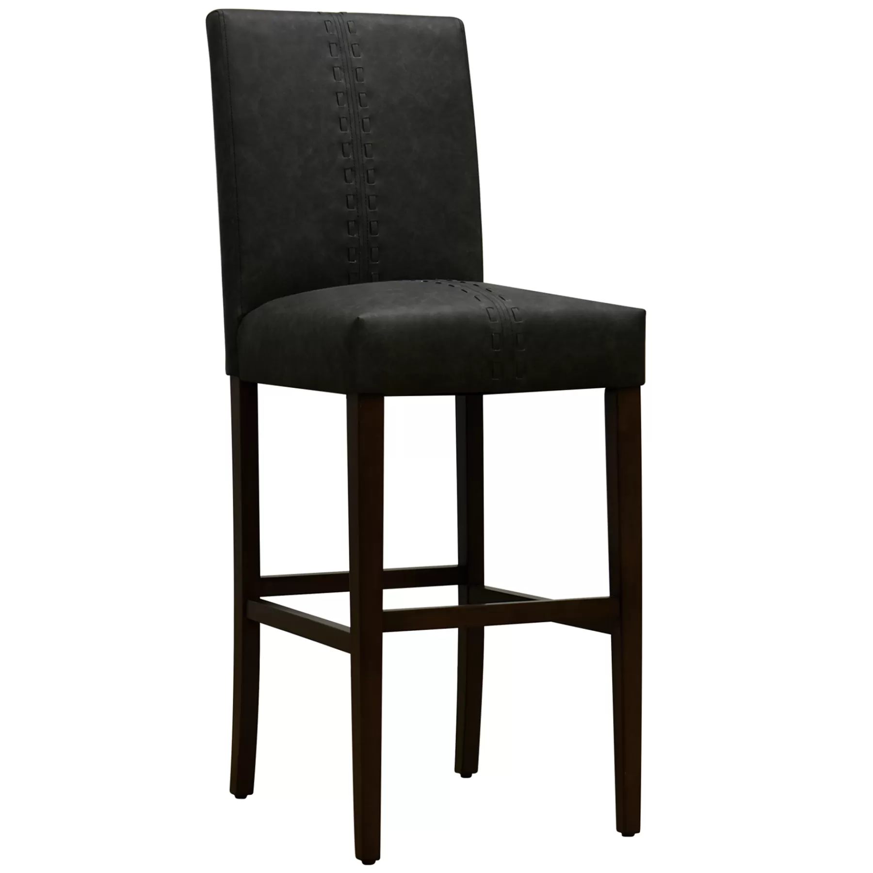 * Best-Selling Honeybloom Brown Baseball Stitch Barstool