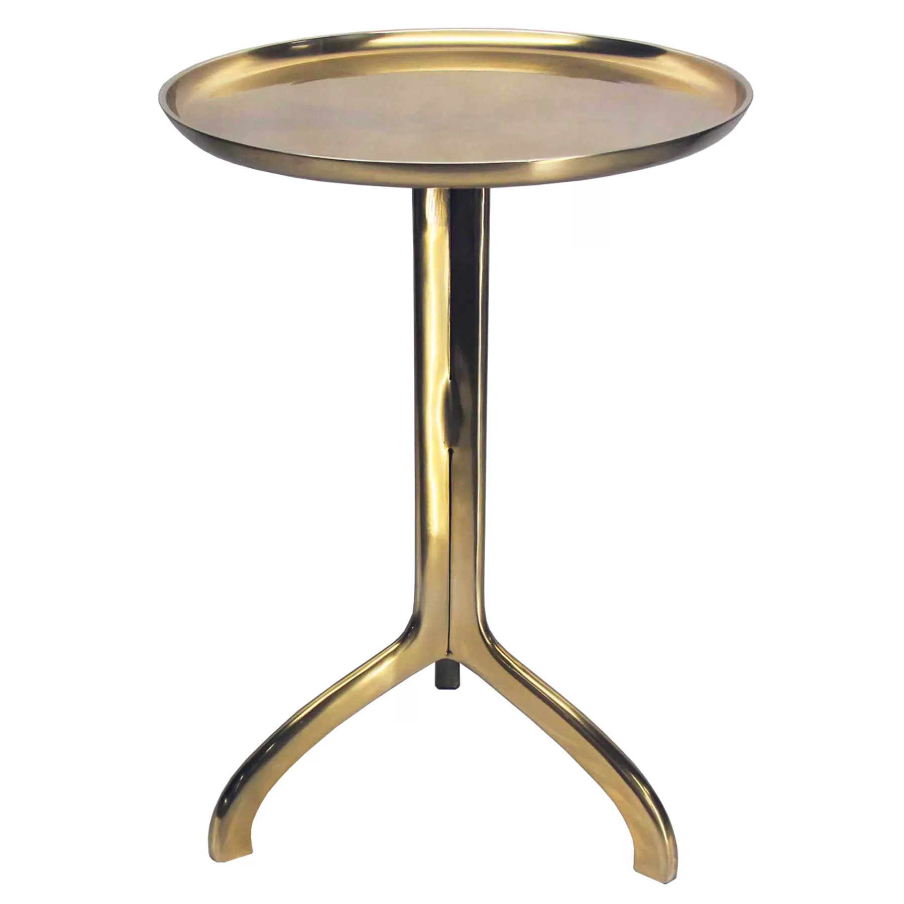 * Closeout Sale Gold Metal Accent Table