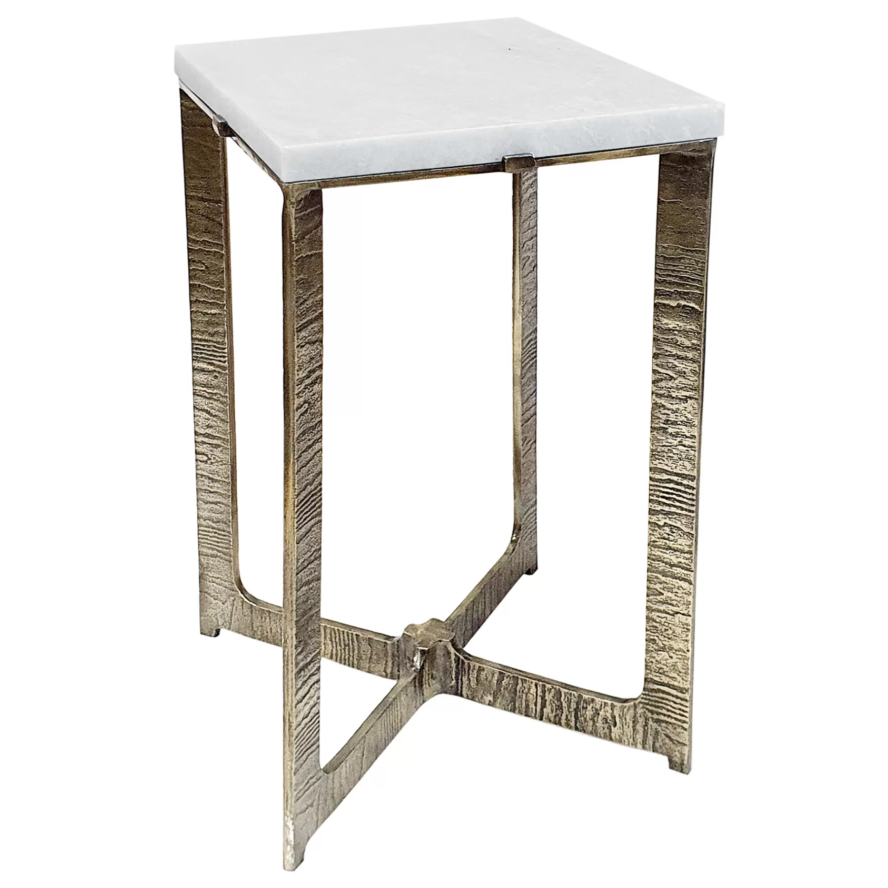 * Closeout Sale Judd Grey Accent Table With Marble Top