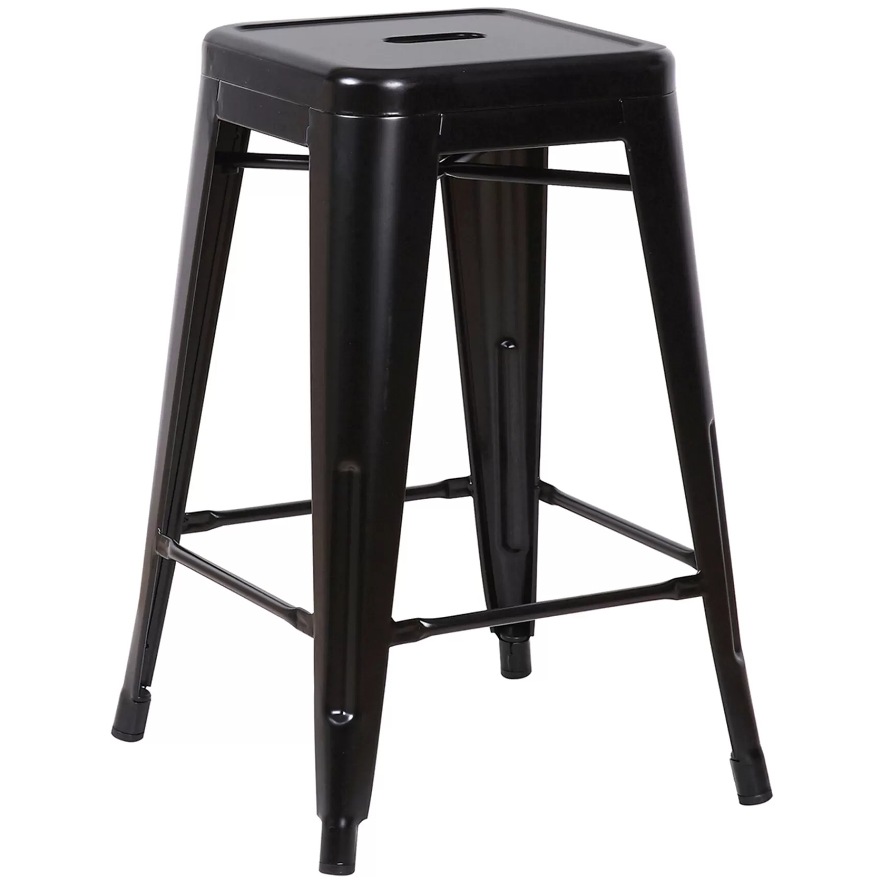 * Discount Sale Black Metal Counter Stool, 24