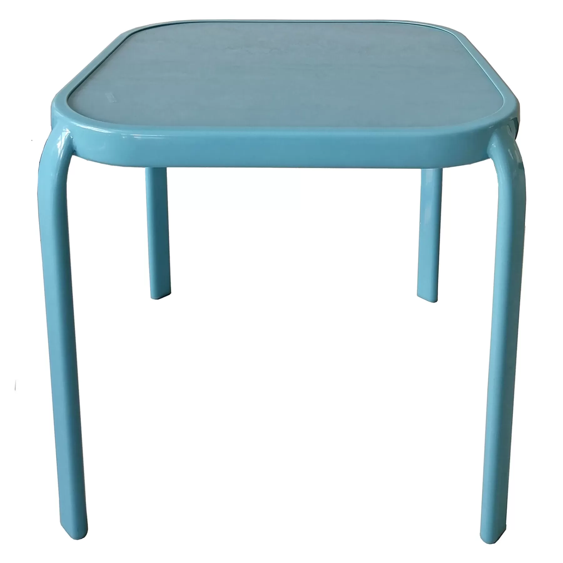 * Discount Sale Blue Square Outdoor End Table, 16