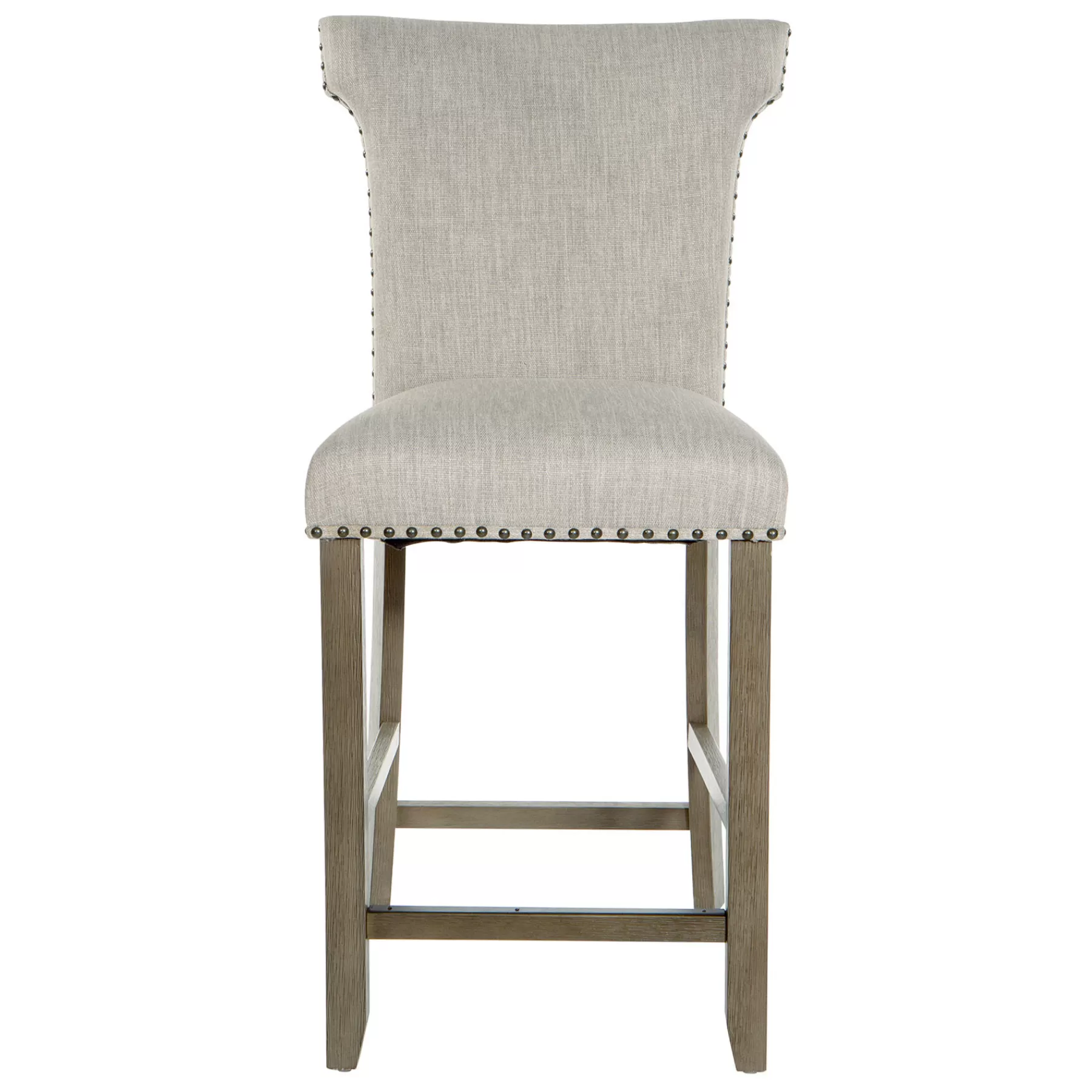 * Discount Sale Brittany Upholstered Counter Stool With Nailheads