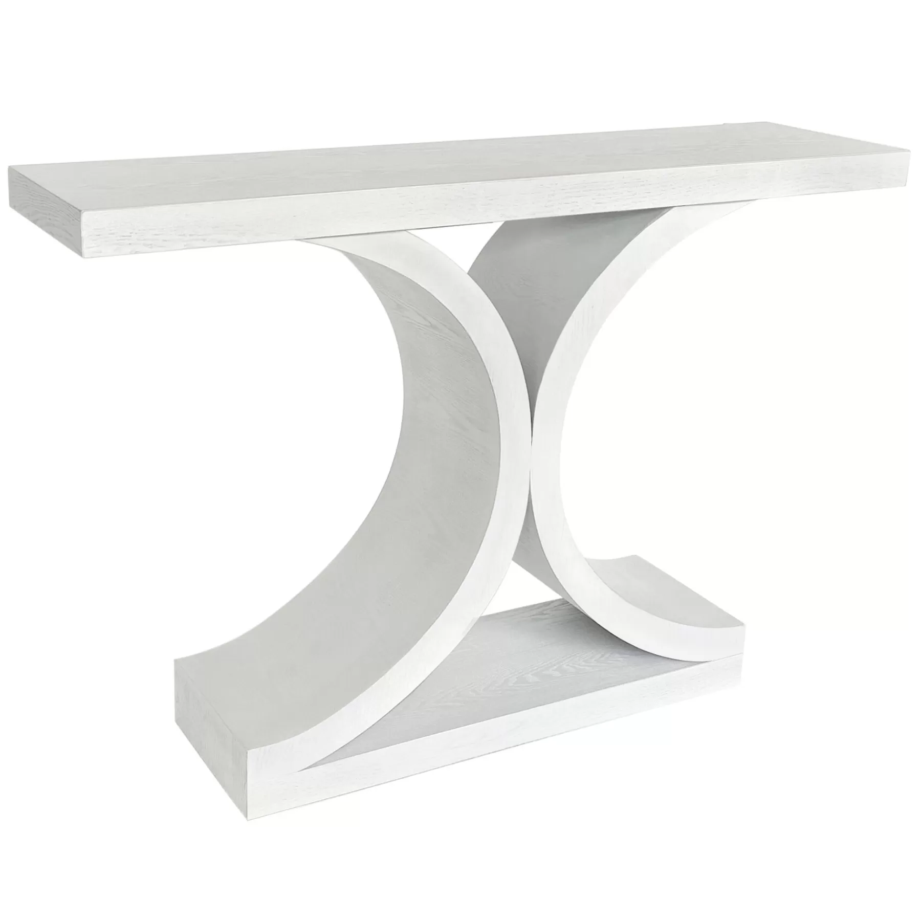 * Discount Sale Greenwich Curved Console Wht