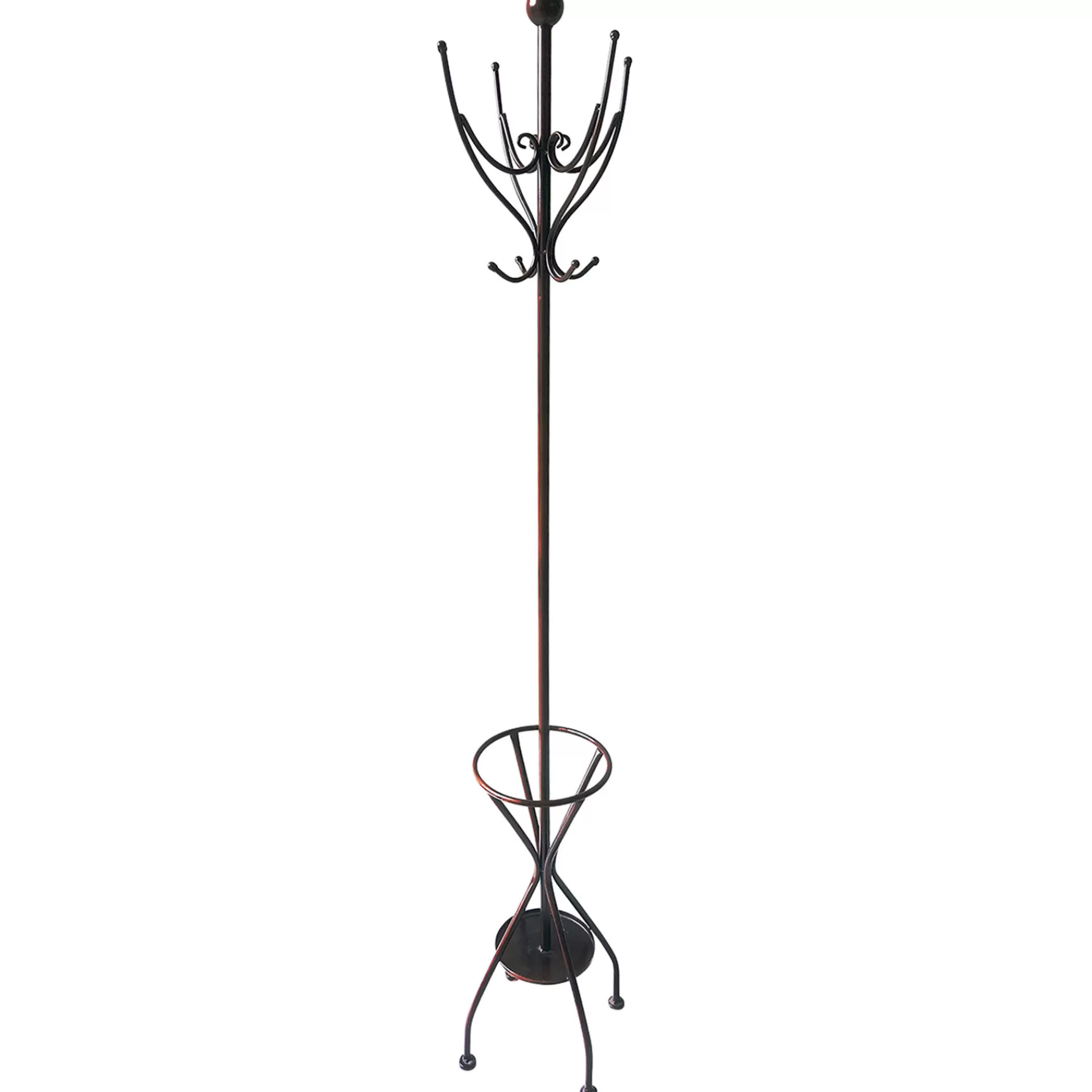 * Latest 68In. Bronze Metal Coat Rack