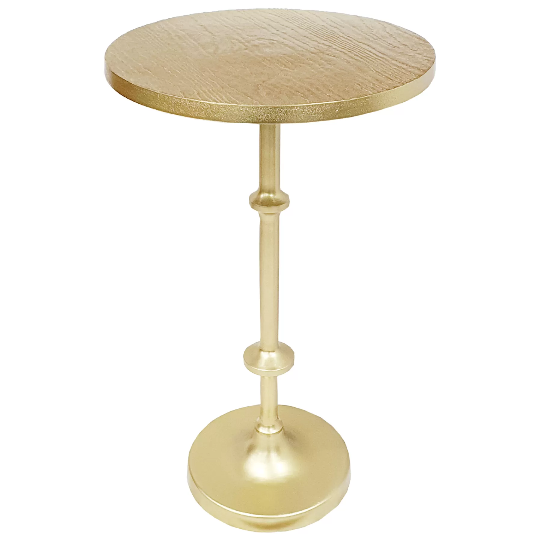 * Latest Calvin Gold Metal Accent Table, 22