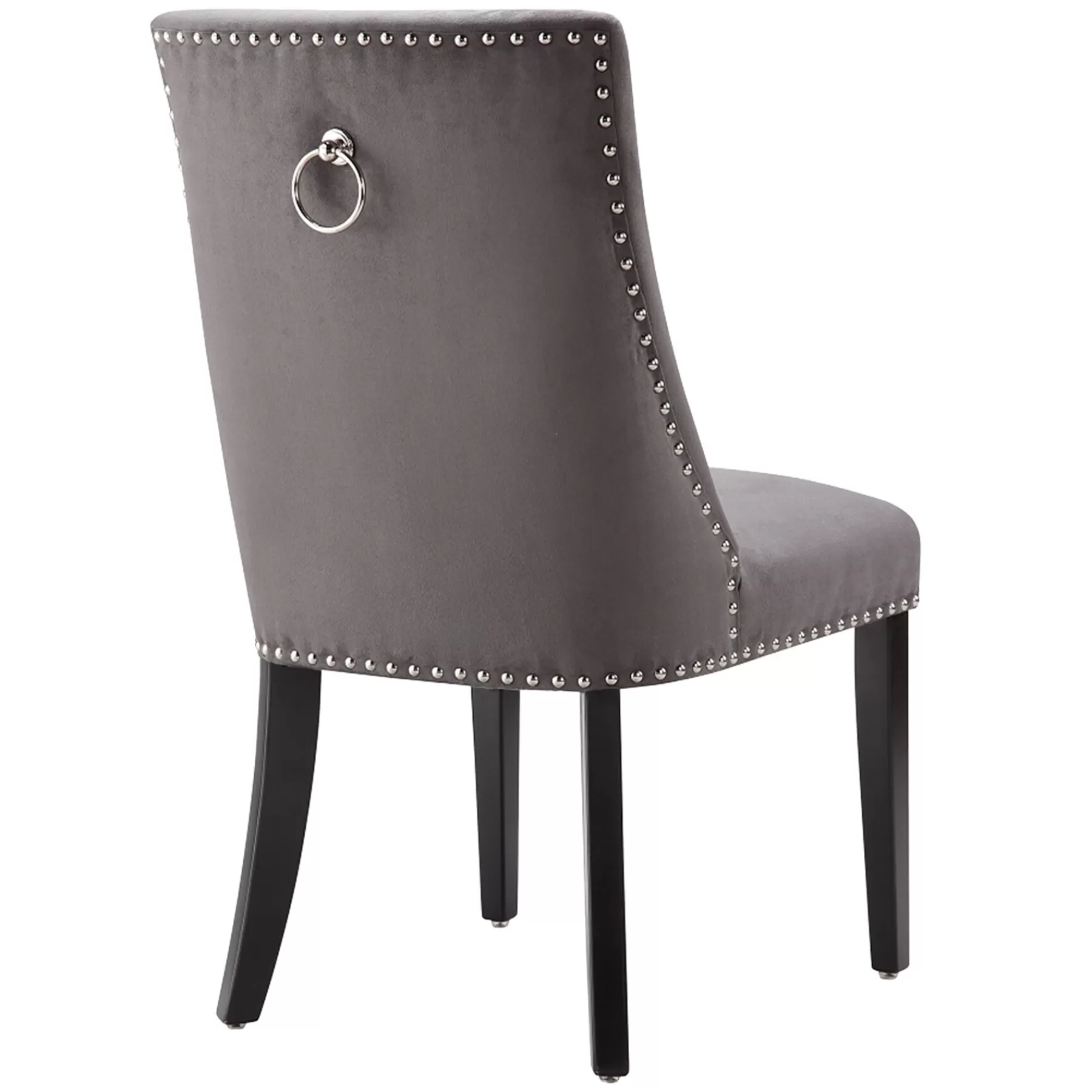 * Latest Kane Upholstered Ring Back Dining Chair With Nailhead Trim