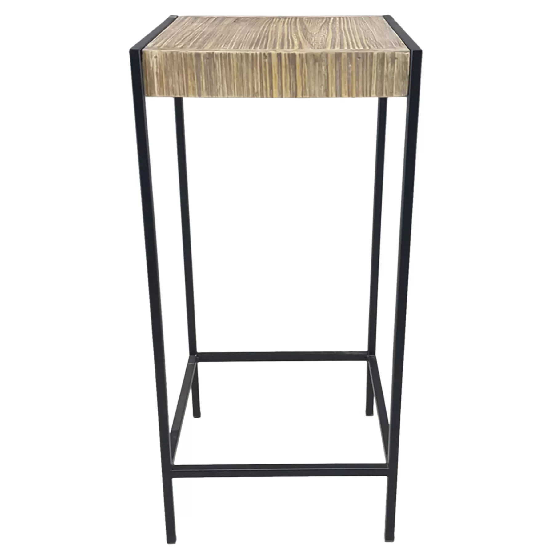 * Limited Edition Wood Top Metal Base Plnt Stand