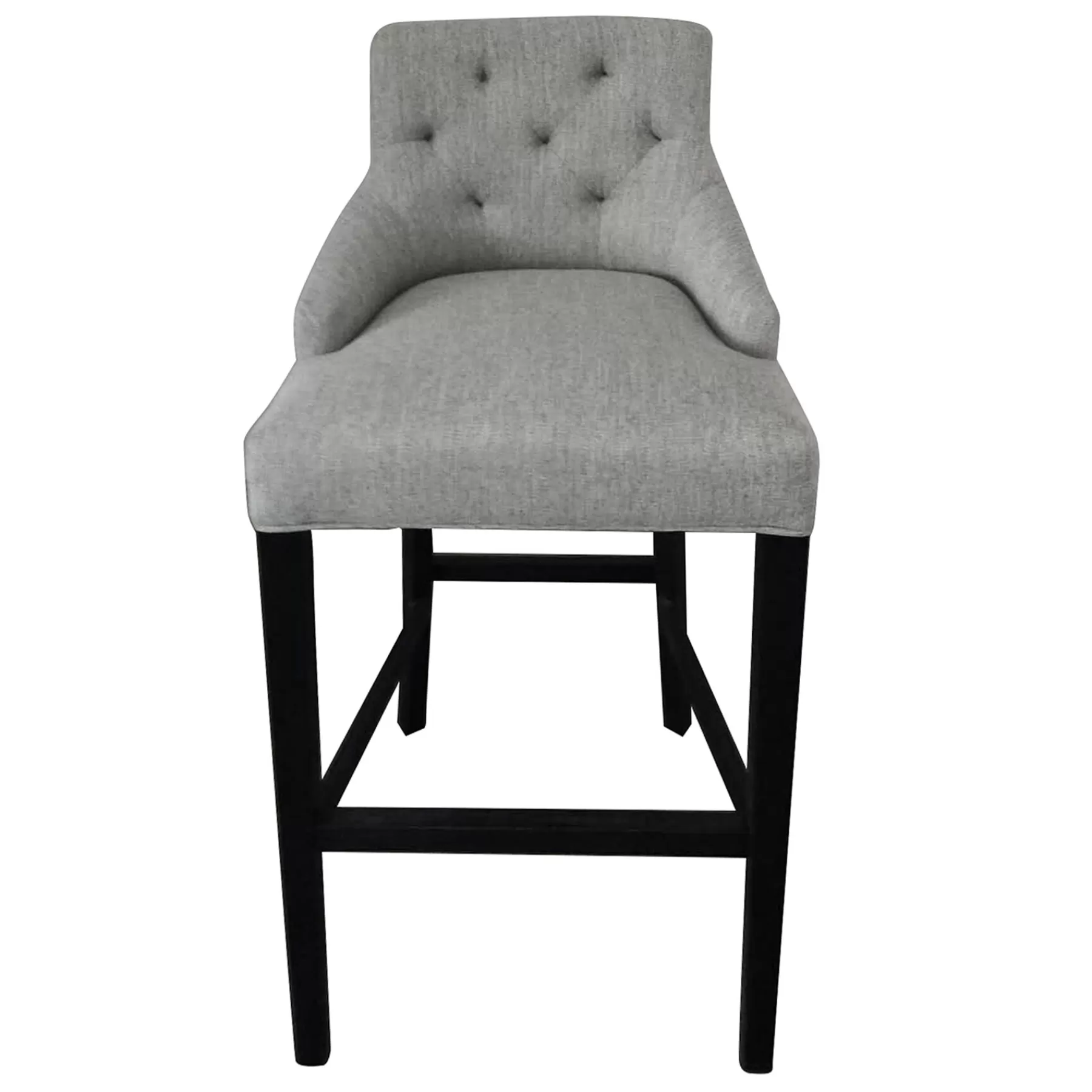 * Limited Edition York Grey Upholstered Tufted Barstool