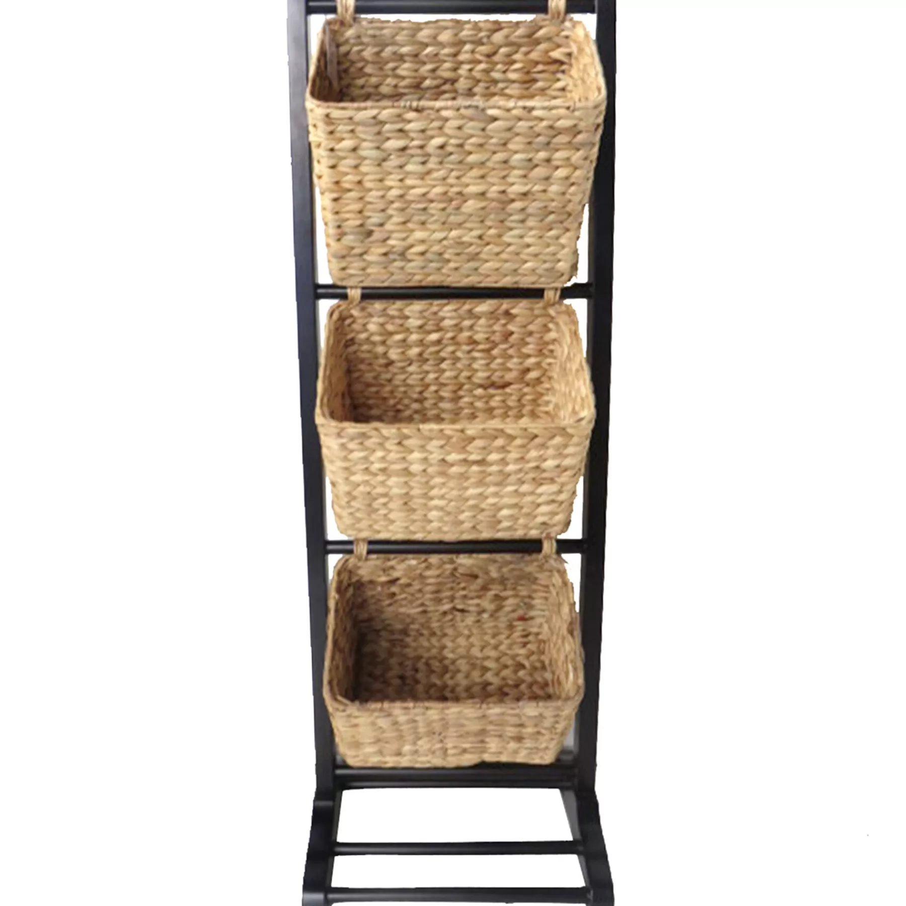 * Official 3-Tier Wooden Acacia Basket Rack, 42