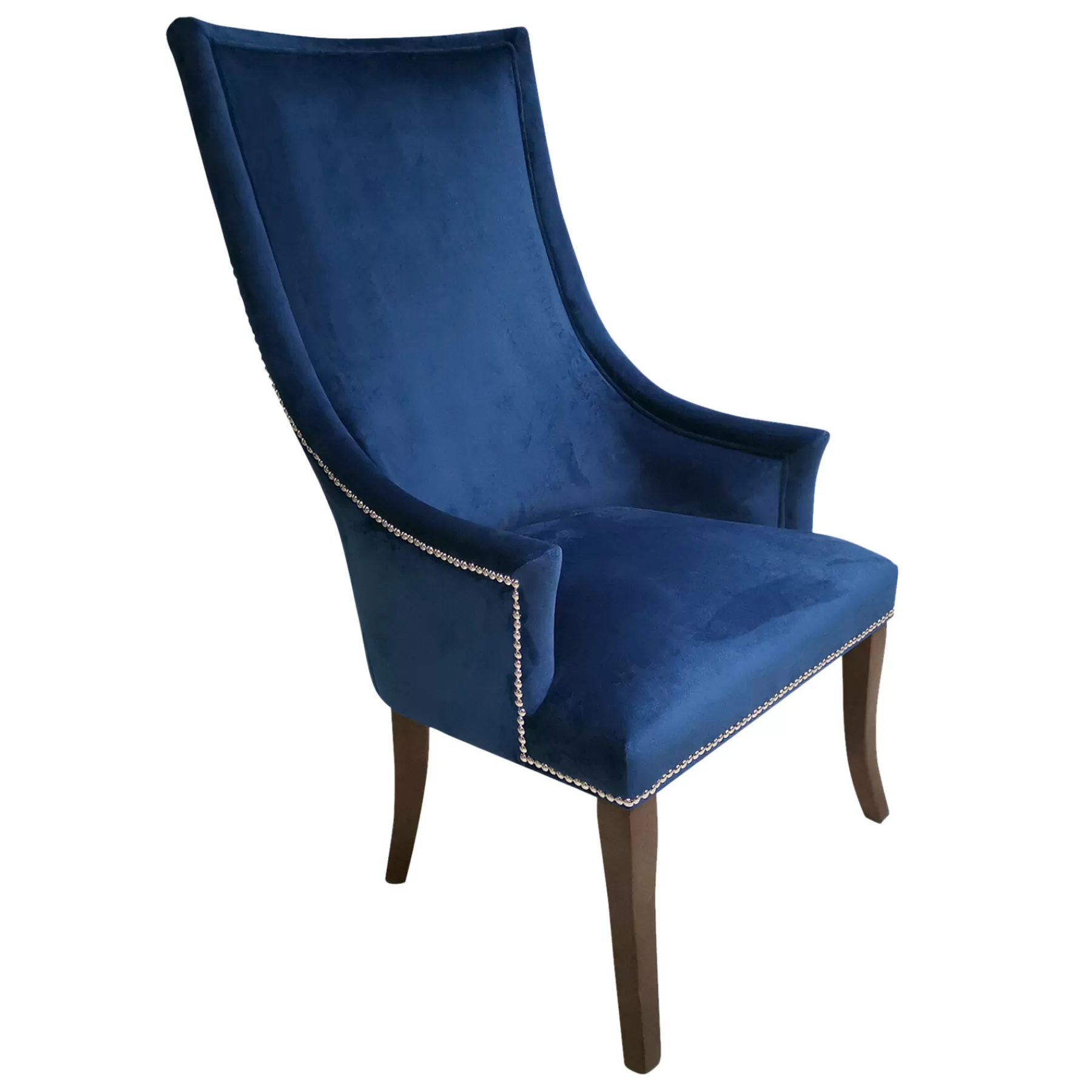 * Online Discount Chatham Blue Velvet Accent Chair