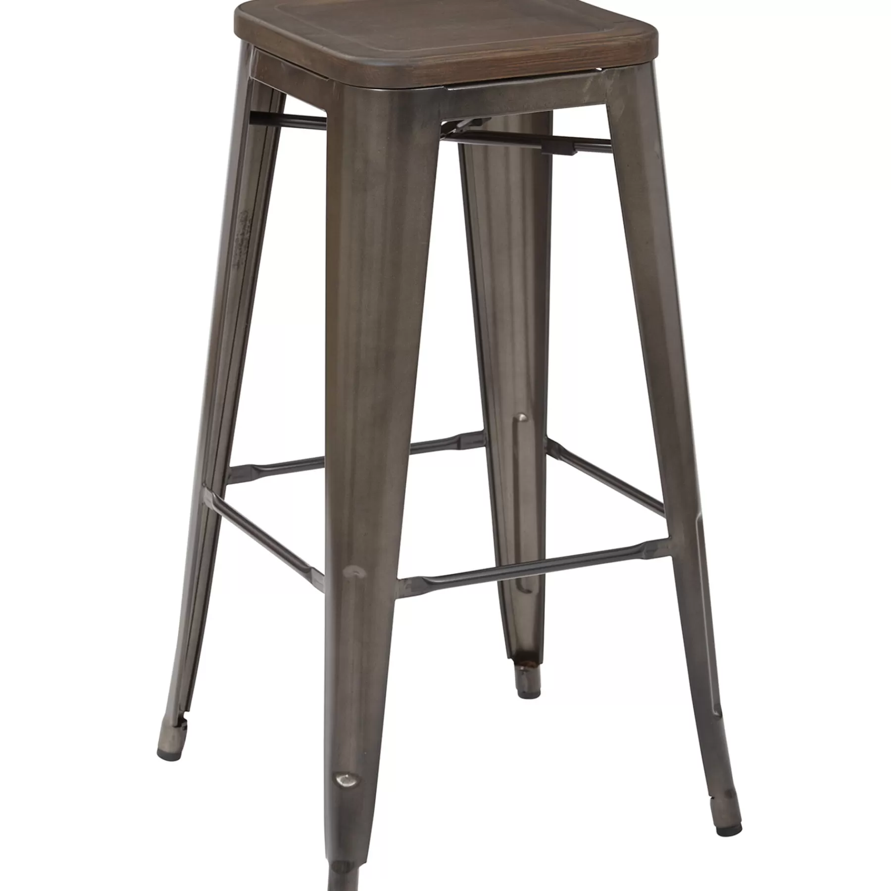 * Opening Sales Dublin Metal & Ash Wood Barstool, 29