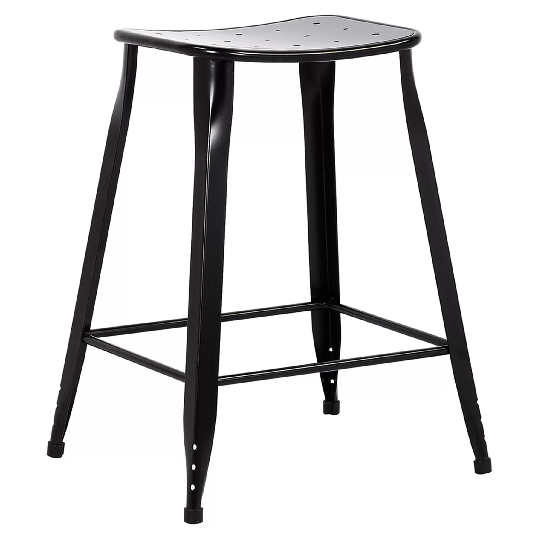 * Reliable Quality 24In Black Counter Stool