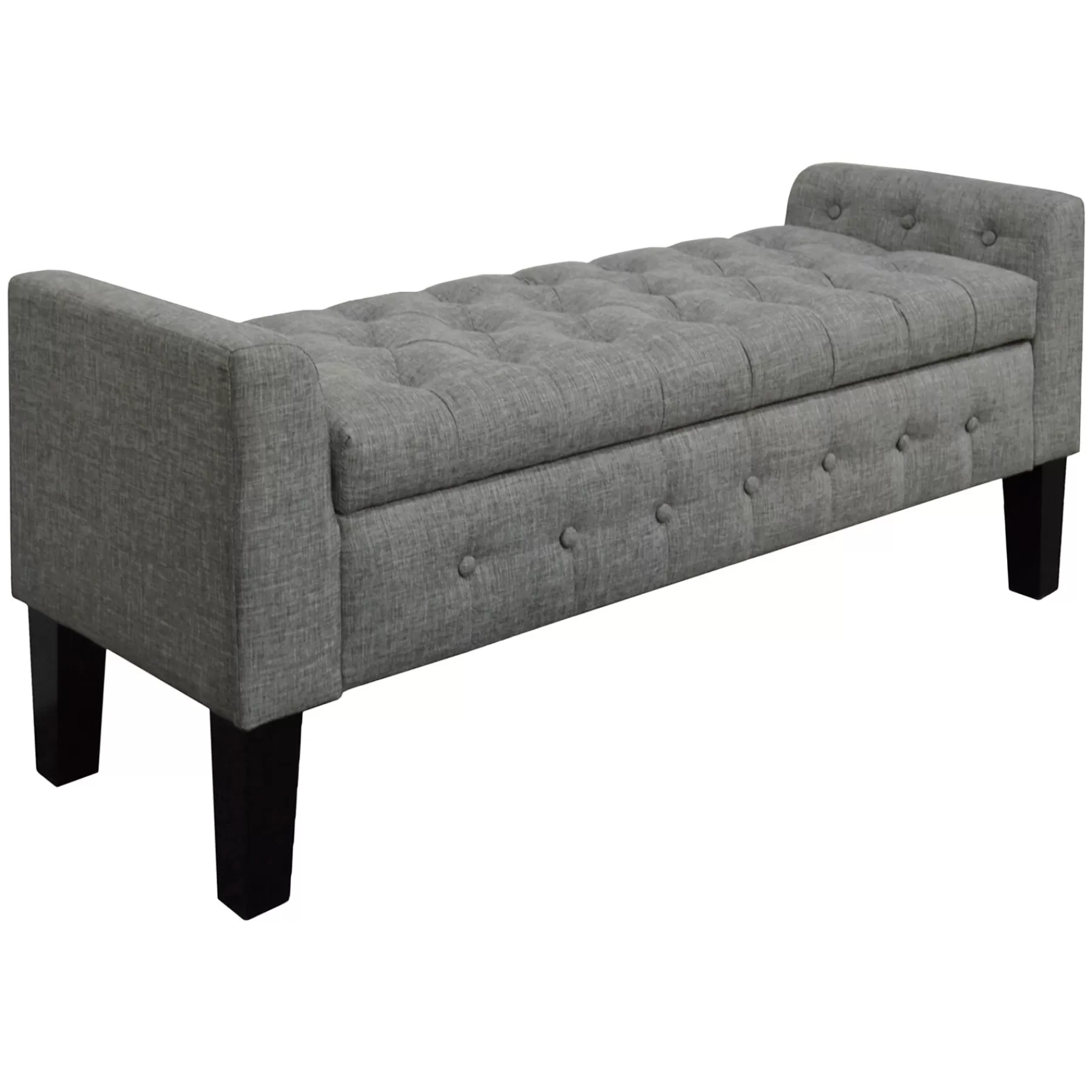 * Reliable Quality Andy Storage Bench Dark Grey