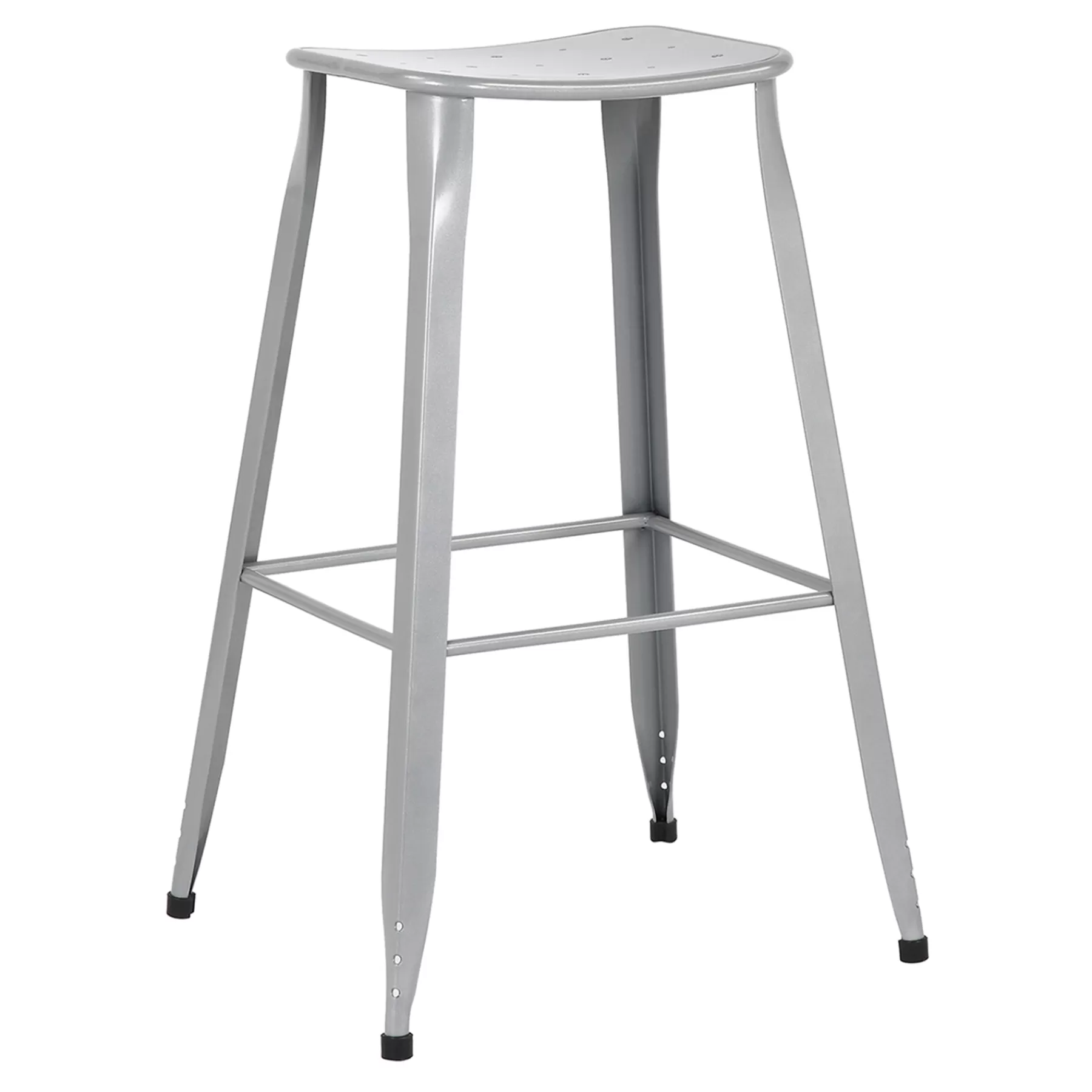 * Reliable Quality Grey Metal Bar Stool, 29