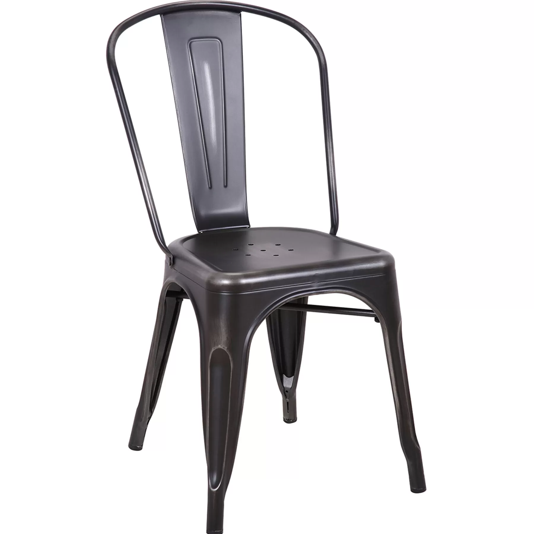 * Reliable Quality Honeybloom Idris Black Metal Dining Chair