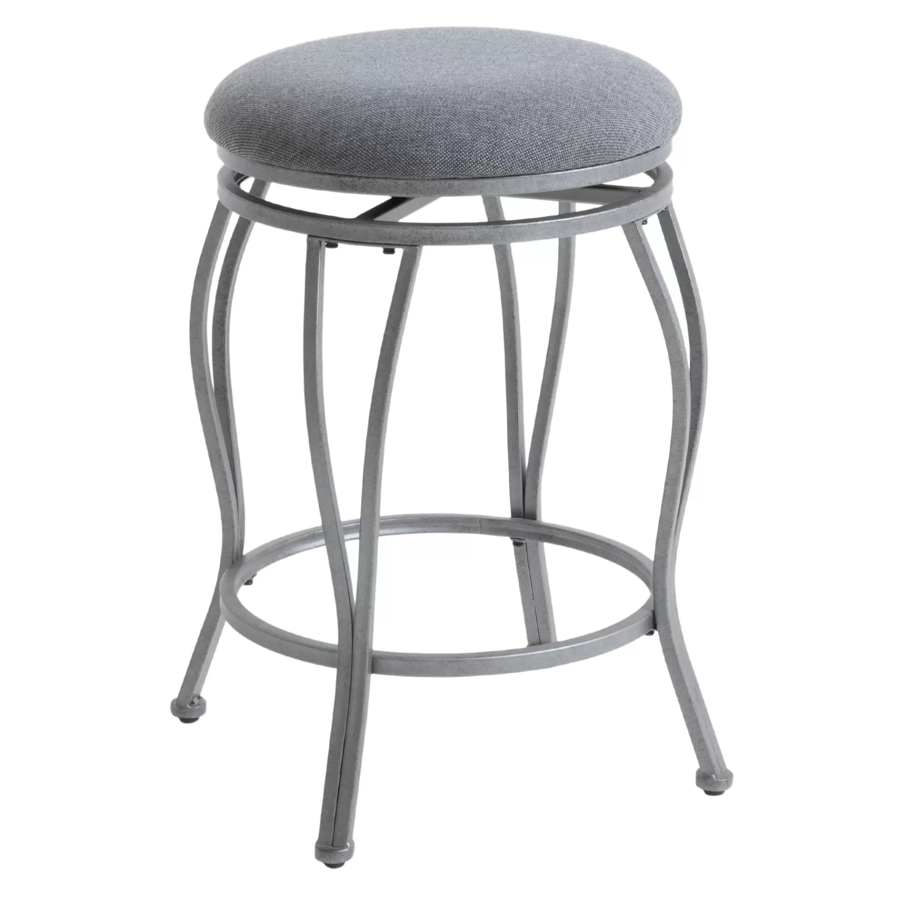 * Reliable Quality Joseph Light Grey Backless Counter Stool, 24