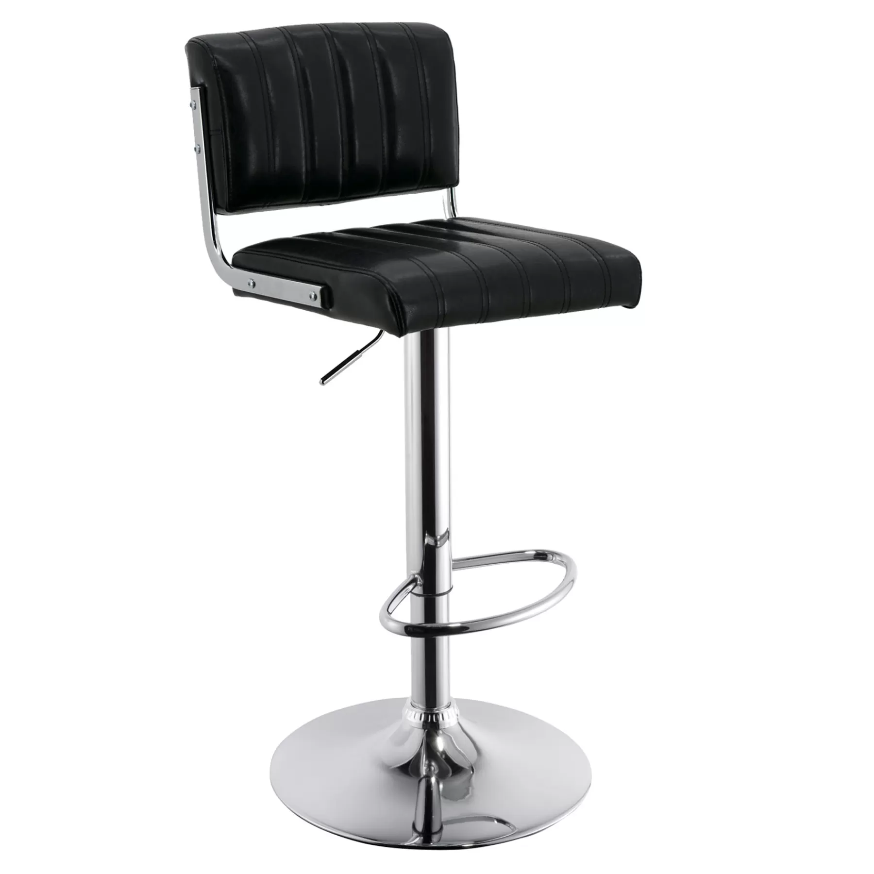 * Reliable Quality Warren Adjustable Barstool, Black