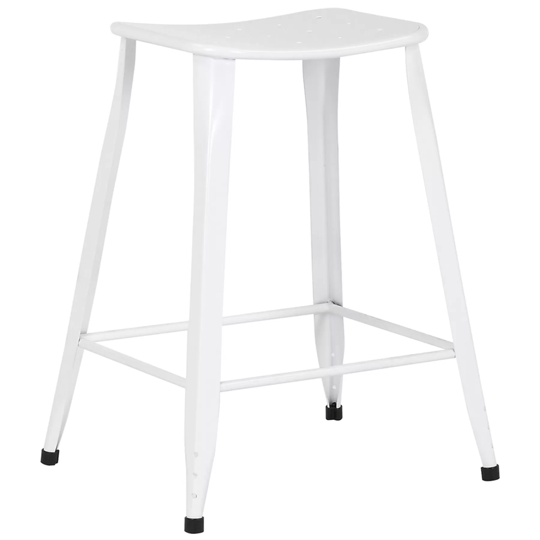 * Sale 24In White Counter Stool