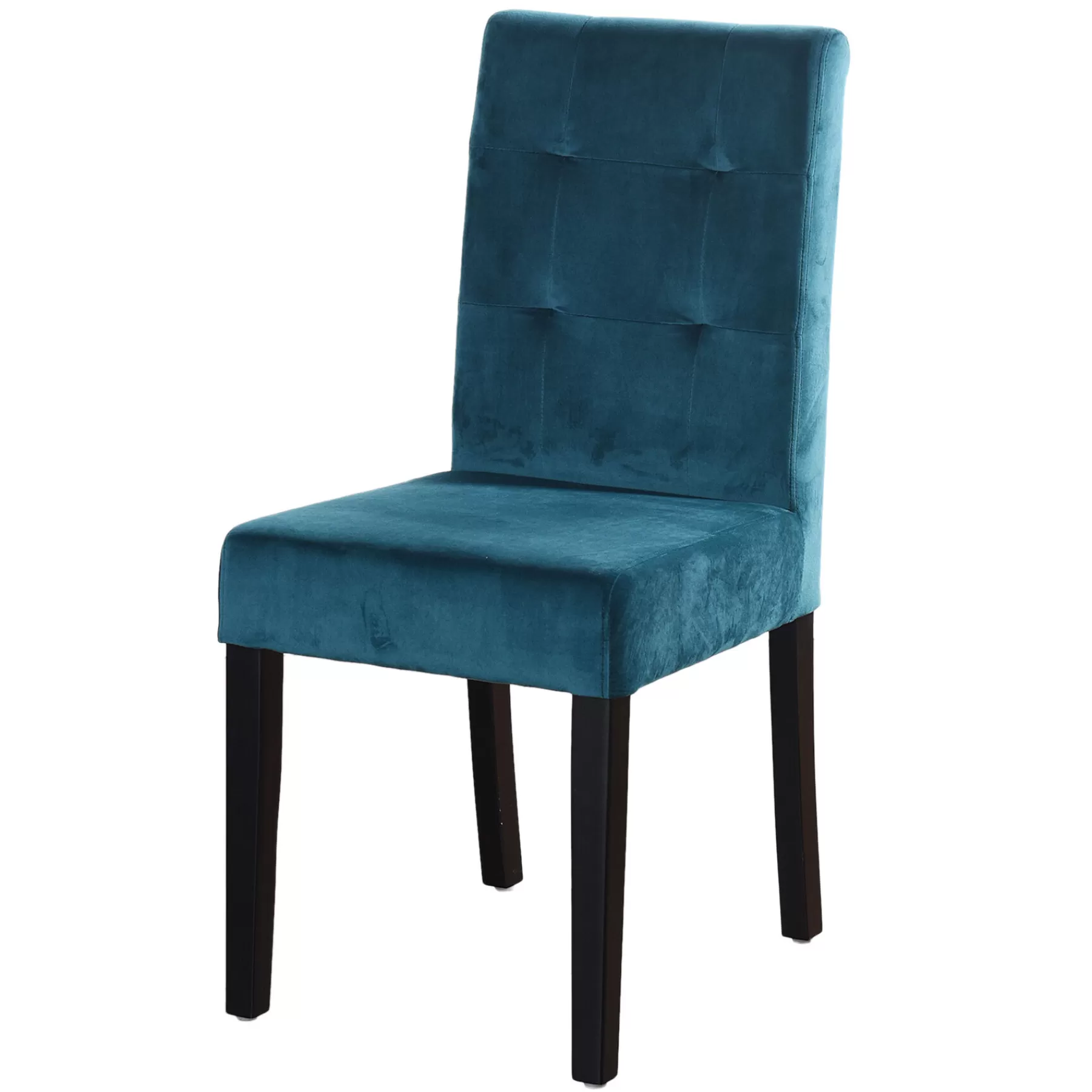 * Sale Madden 4-Tuft Aqua Velvet Dining Chair