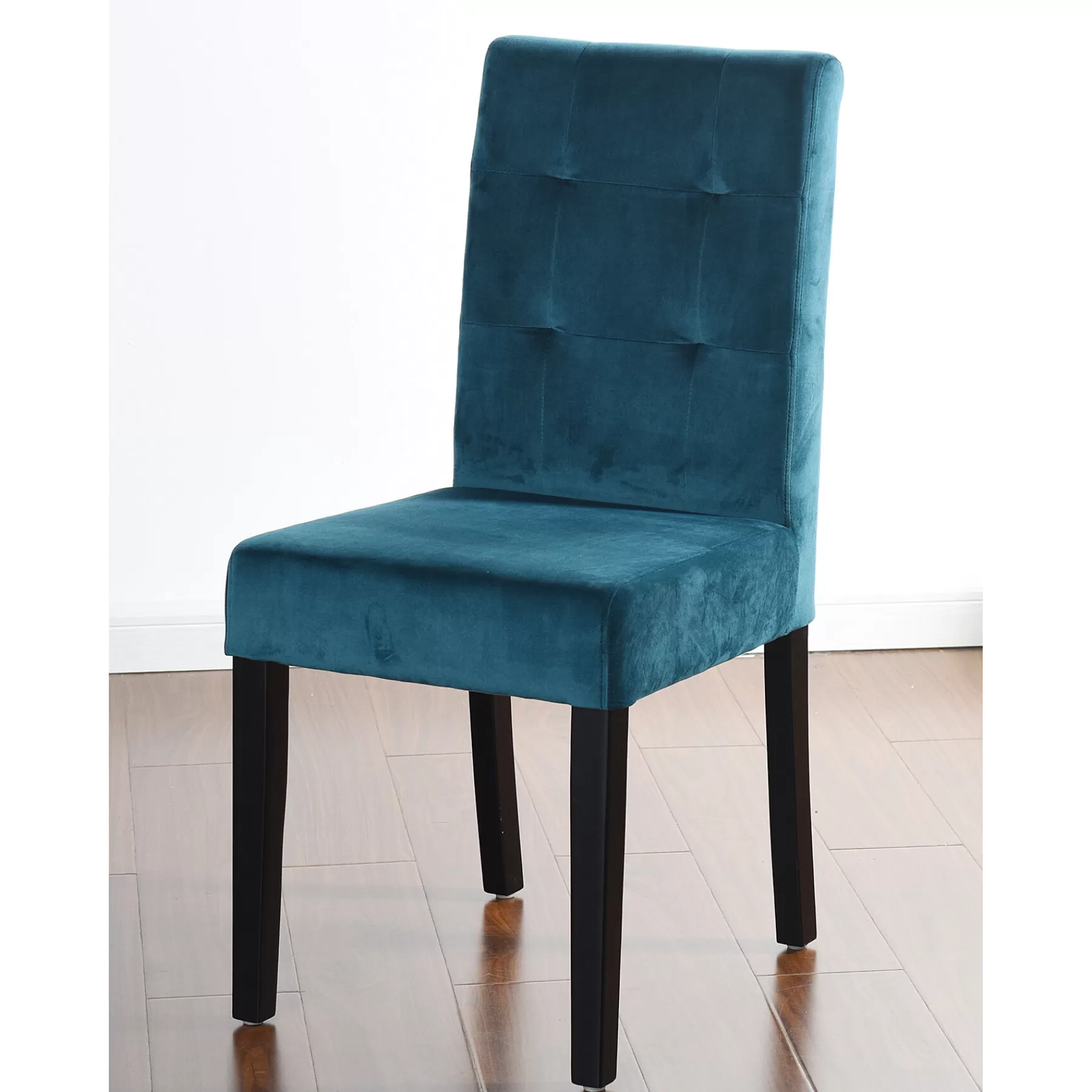 * Sale Madden 4-Tuft Aqua Velvet Dining Chair