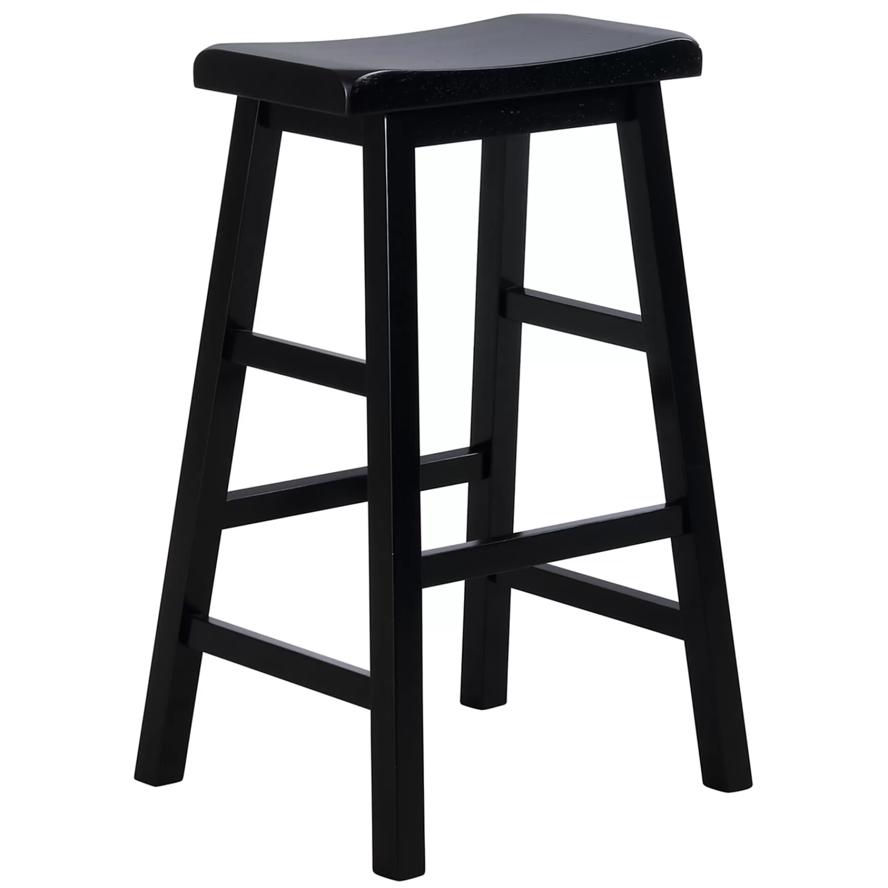 * Special Offers Black Saddle Backless Barstool, 29