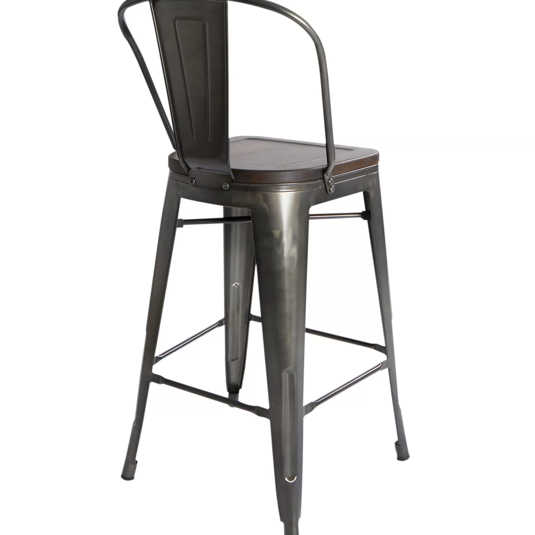 * Special Offers Dublin Metal & Wood Counter Stool With Back