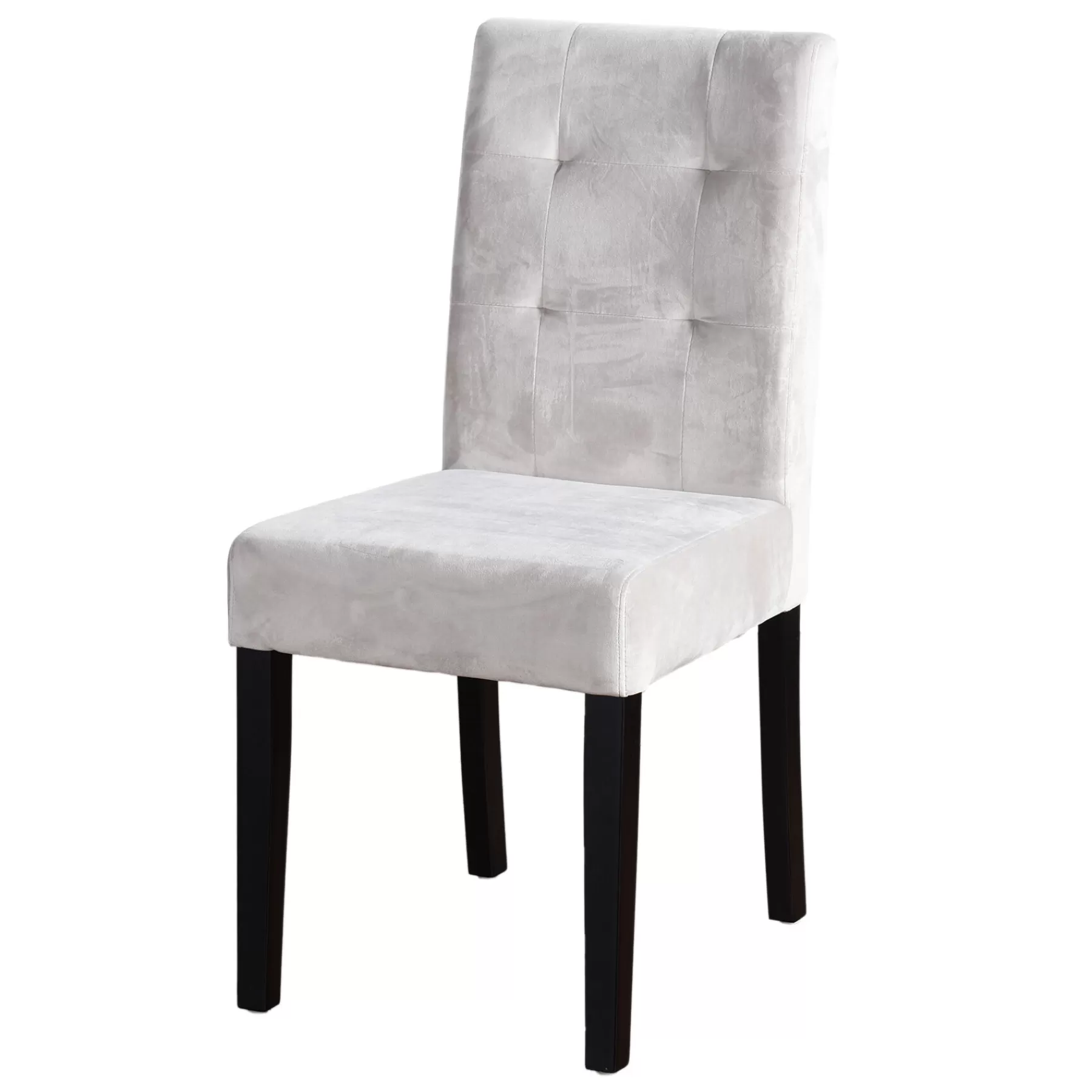 * Special Offers Madden Tufted Light Grey Velvet Dining Chair