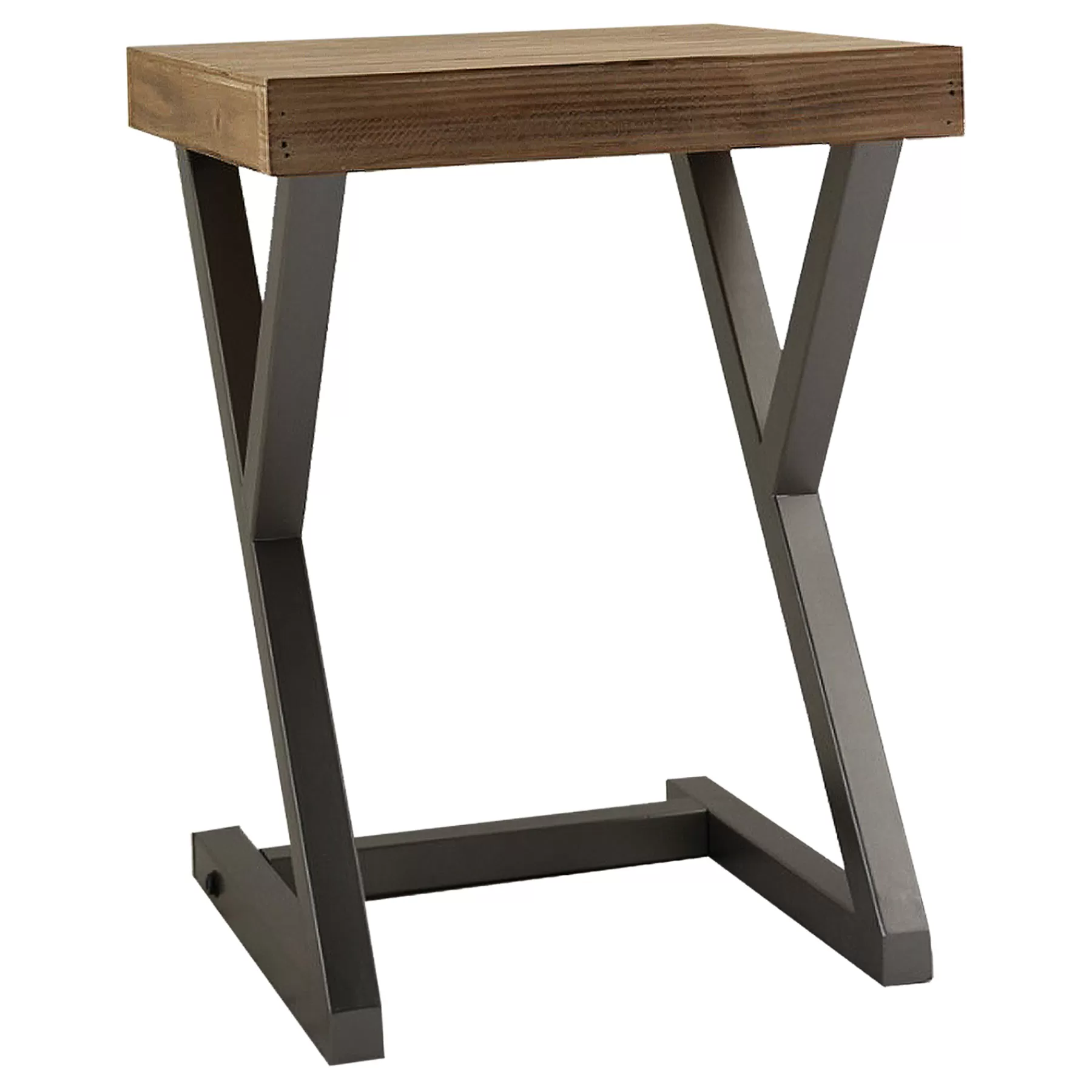 * Special Offers Wood & Metal Z-Side Table