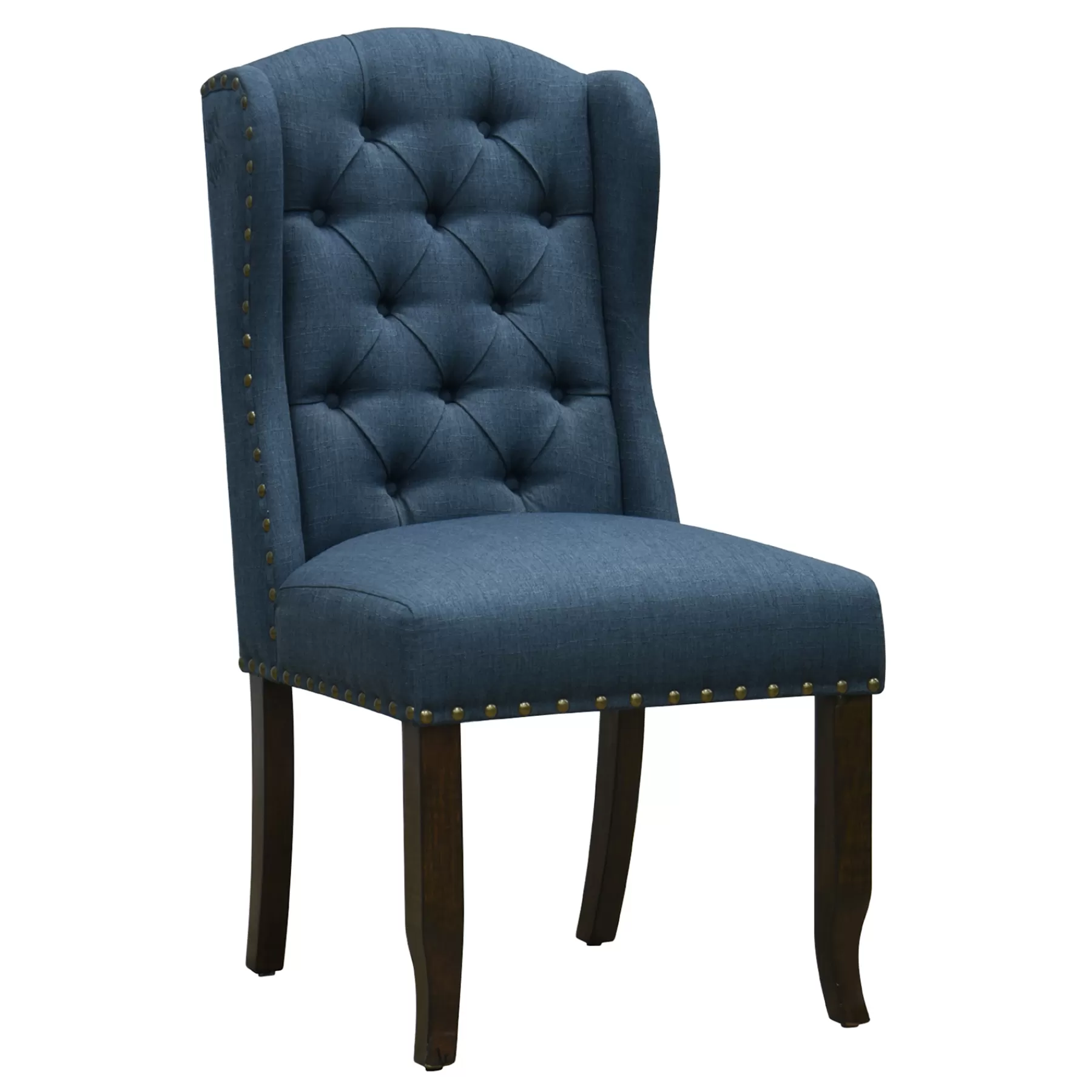 * Special Style Aahmad Winged Dining Chair, Azure