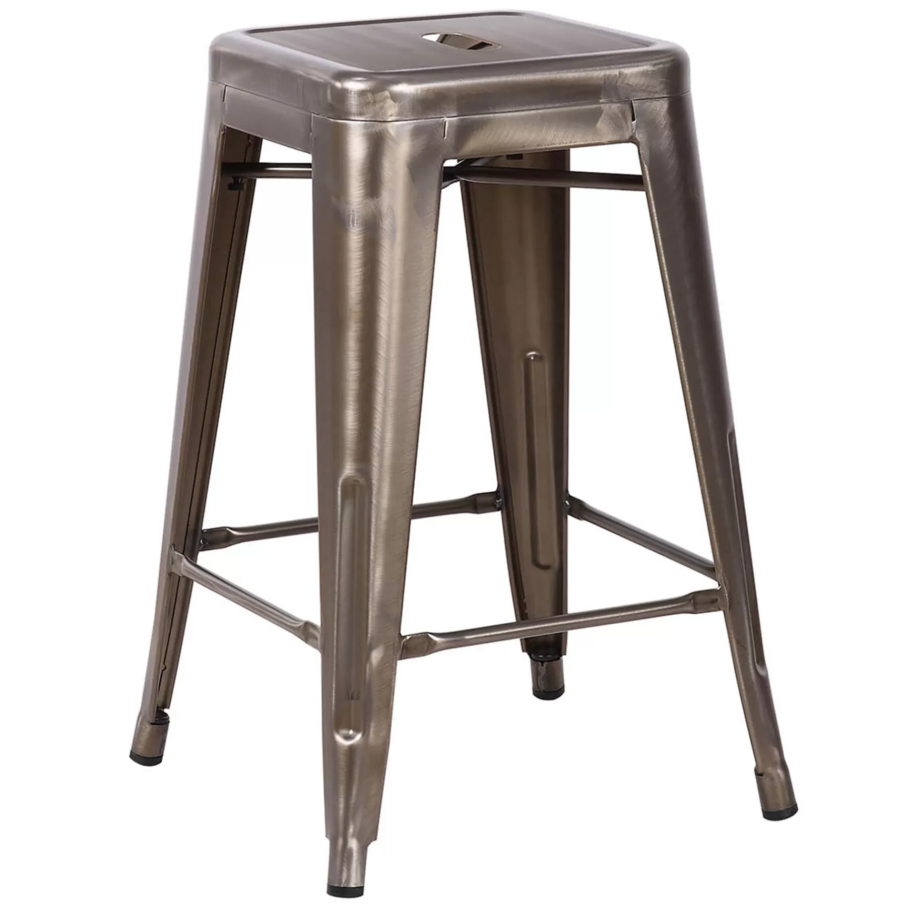 * Special Style Copper Metal Counter Stool, 24