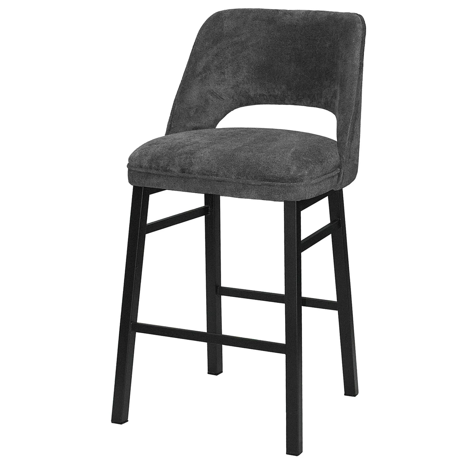 * Special Style Madelaine Grey Upholstered Counter Stool, 24