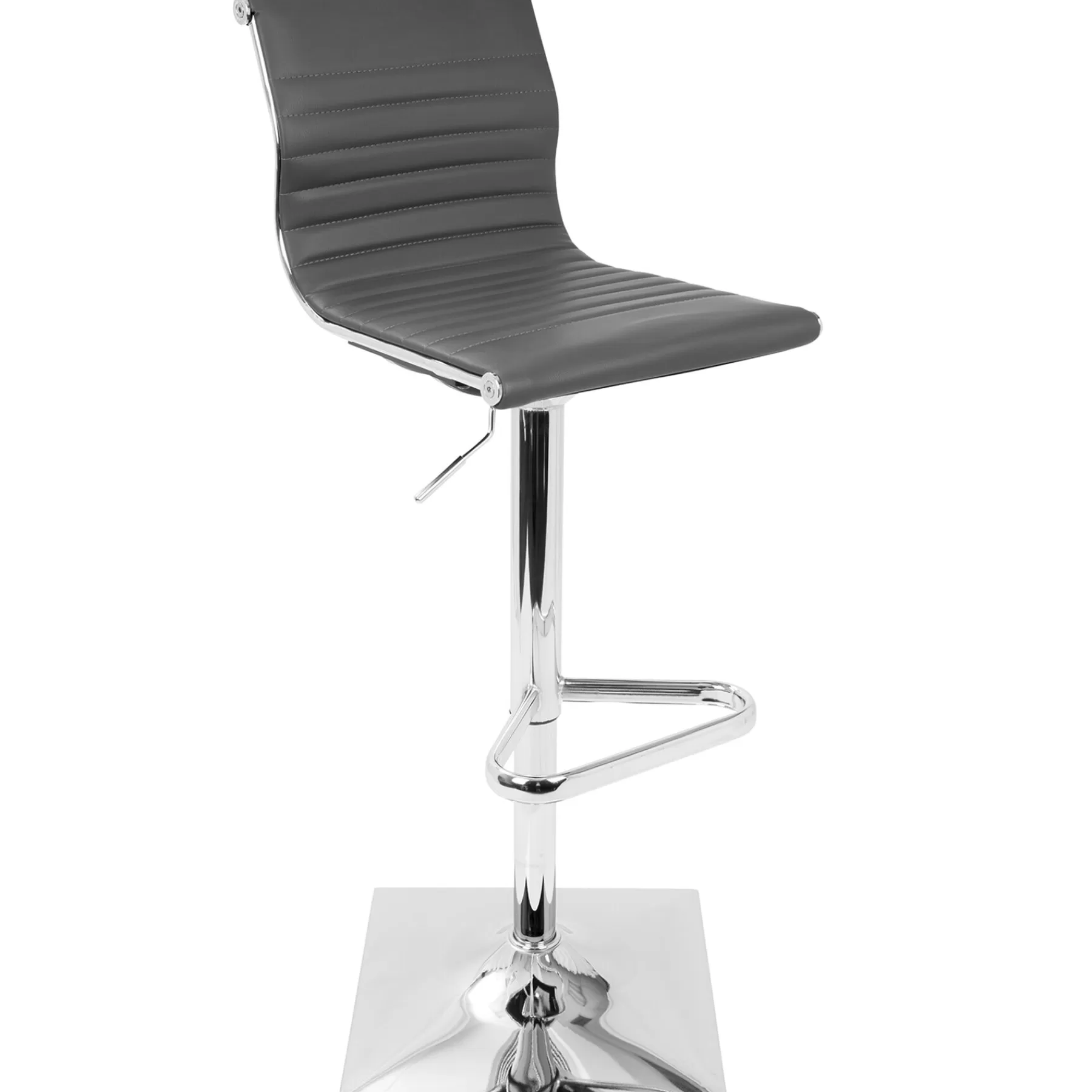 * Special Style Master Grey Contemporary Adjustable Swivel Barstool