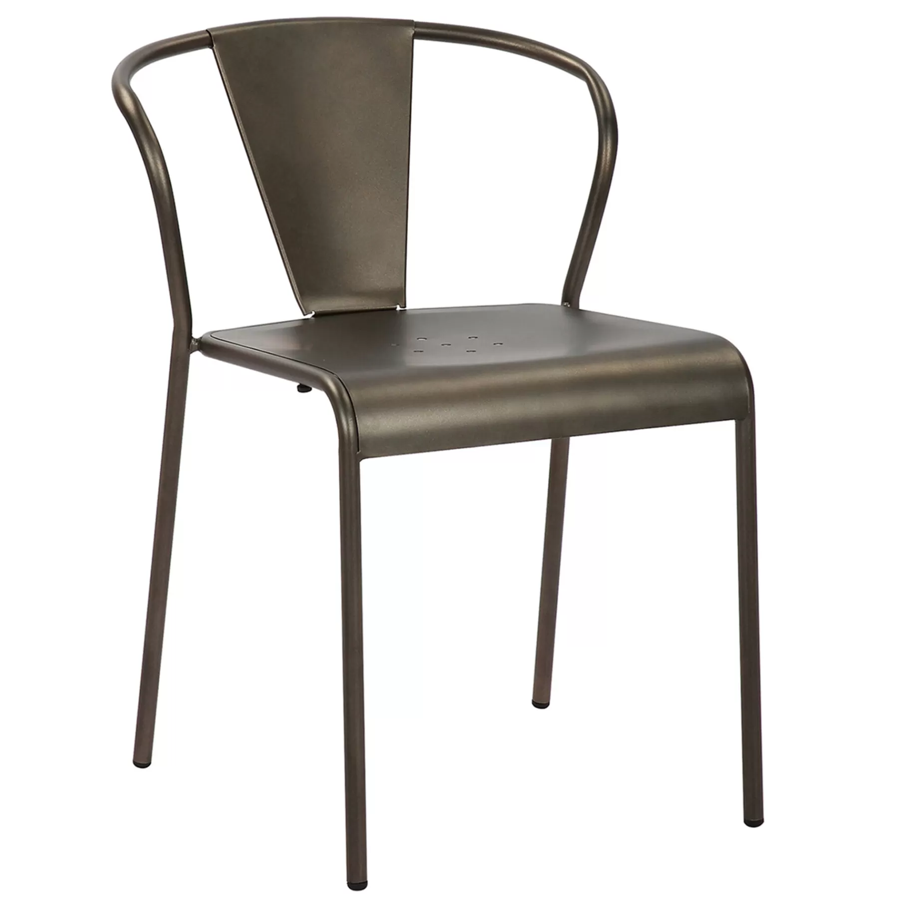 * Special Style Nova Dark Grey Metal Dining Chair