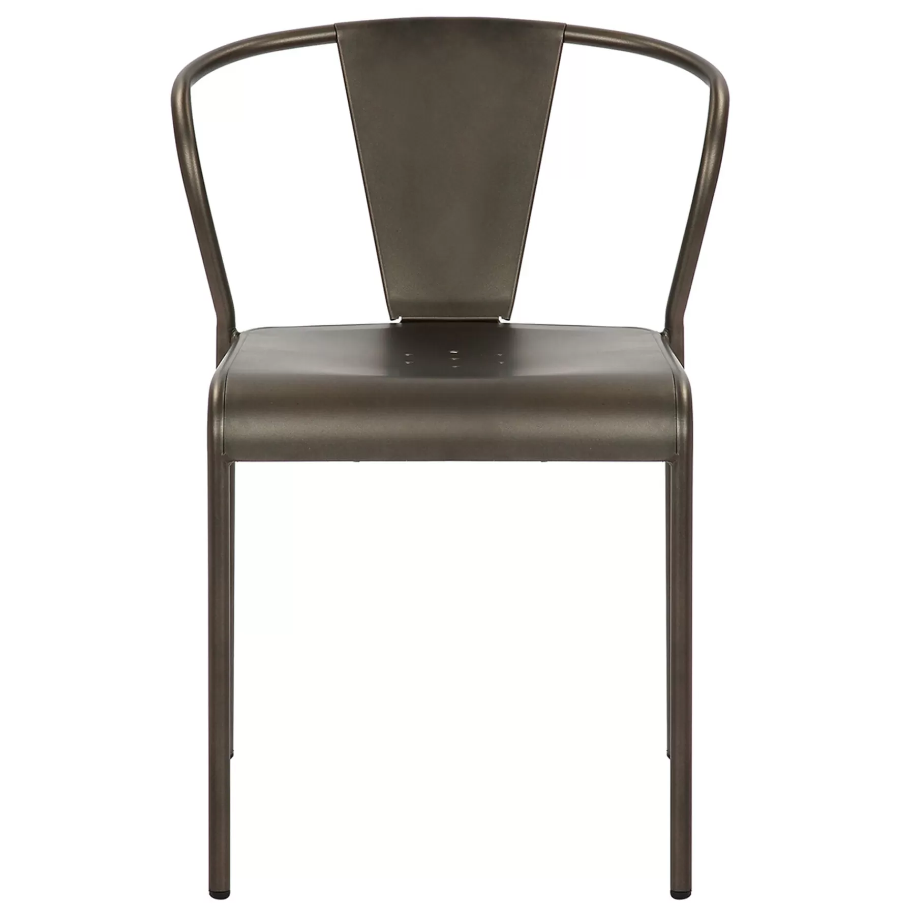 * Special Style Nova Dark Grey Metal Dining Chair