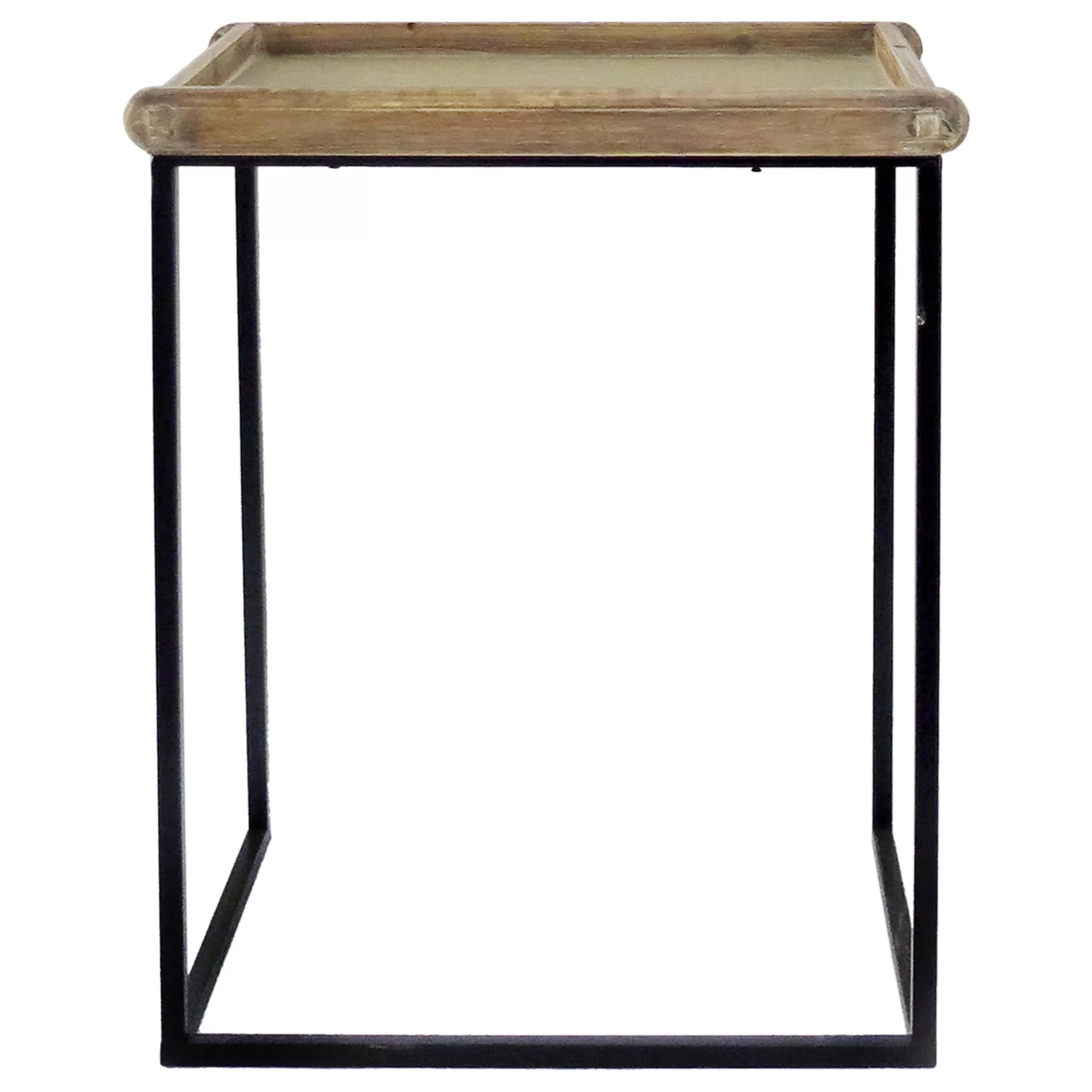 * Special Style Wood/Metal Accent Table, 24