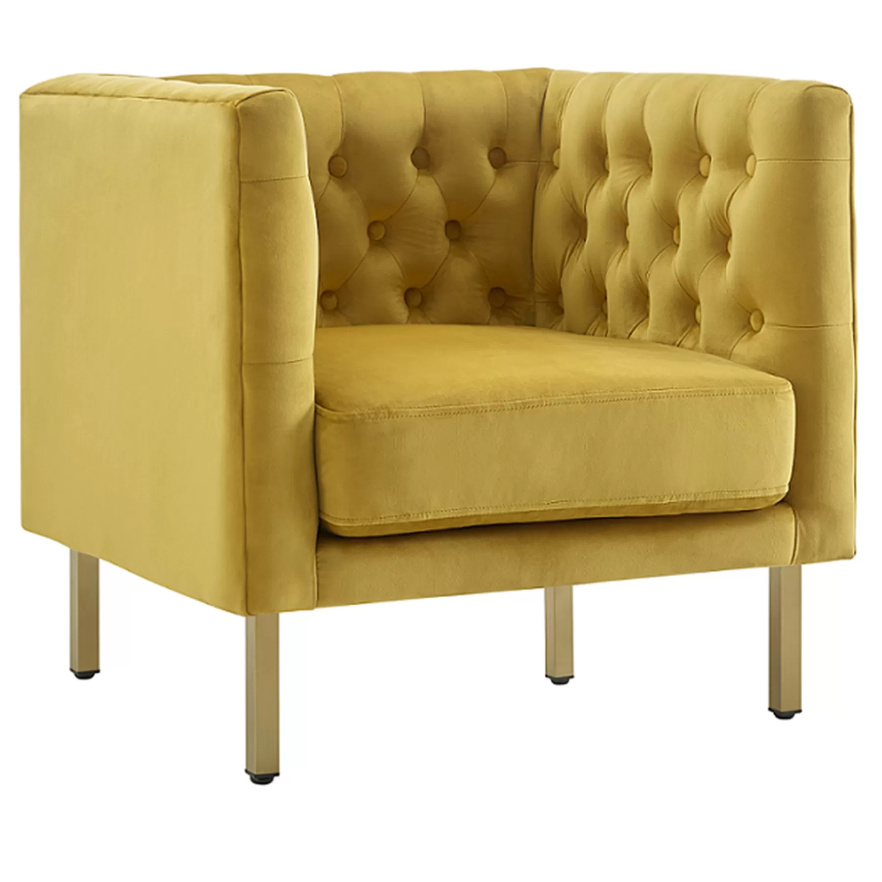 * Typical Style Bendell Accent Chair Yellow Kd