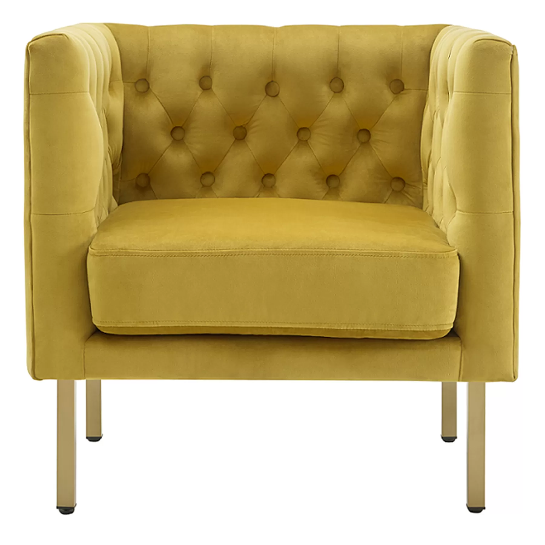 * Typical Style Bendell Accent Chair Yellow Kd